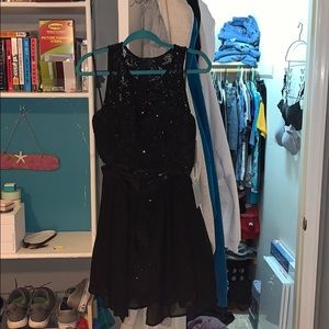 Black two piece dress